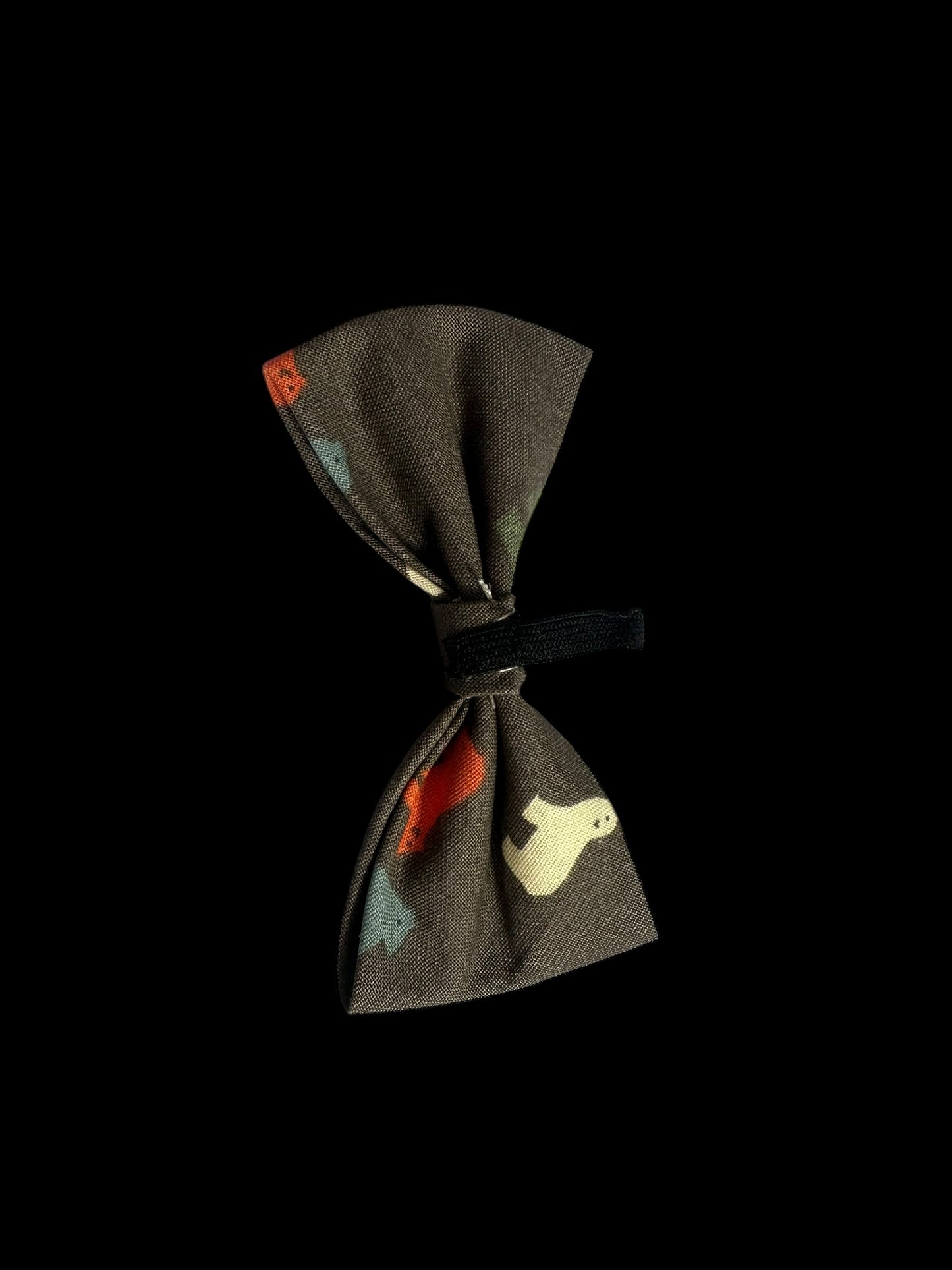 Cat and small dog bow ties-brown with bears