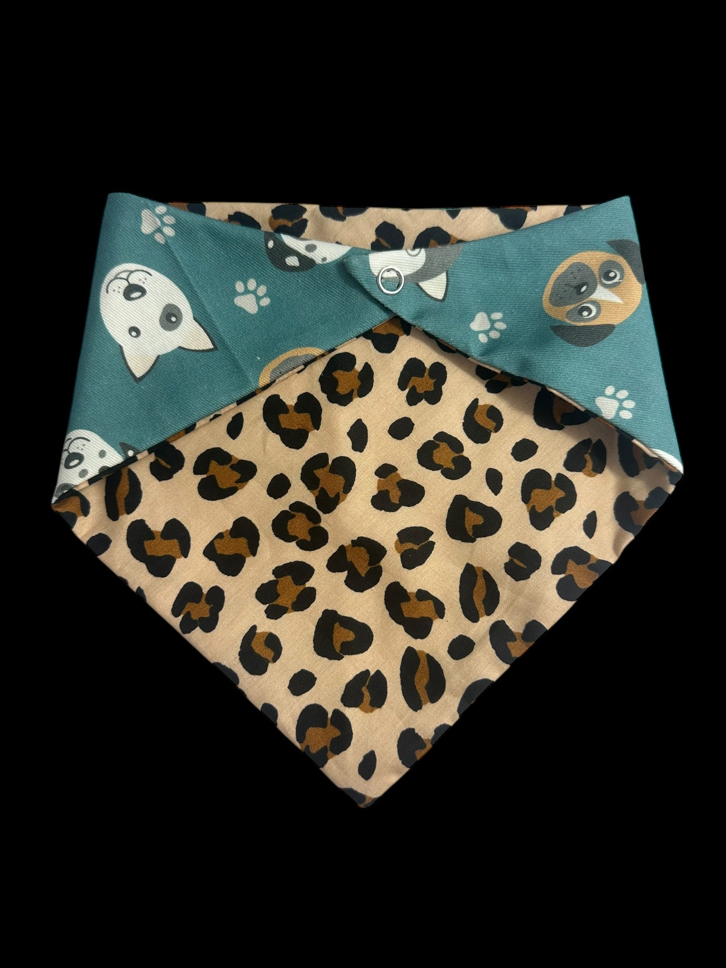 Small dog bandanas- dogs and leopard prints
