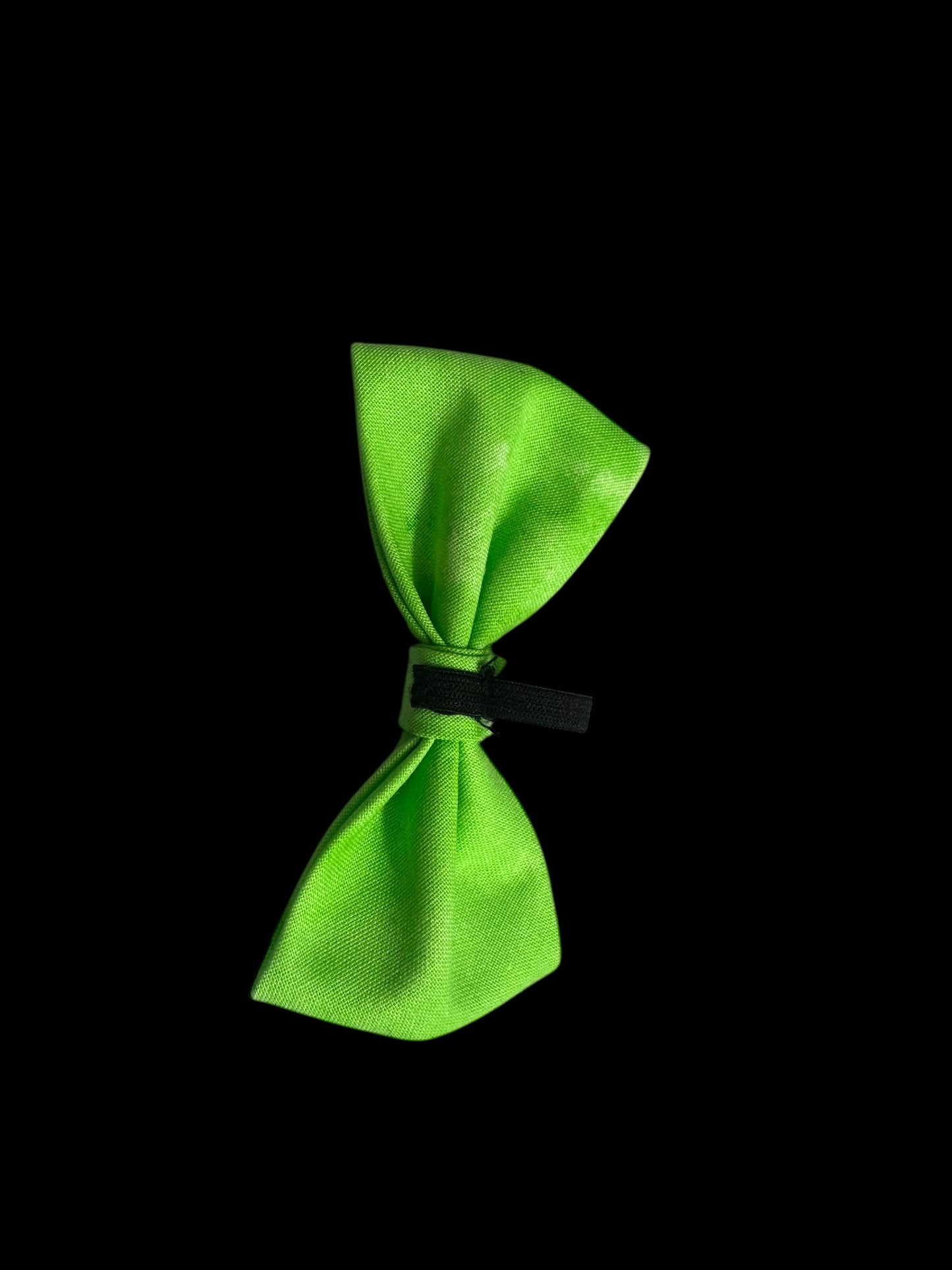 Cat and small dog bow ties- green tie-die