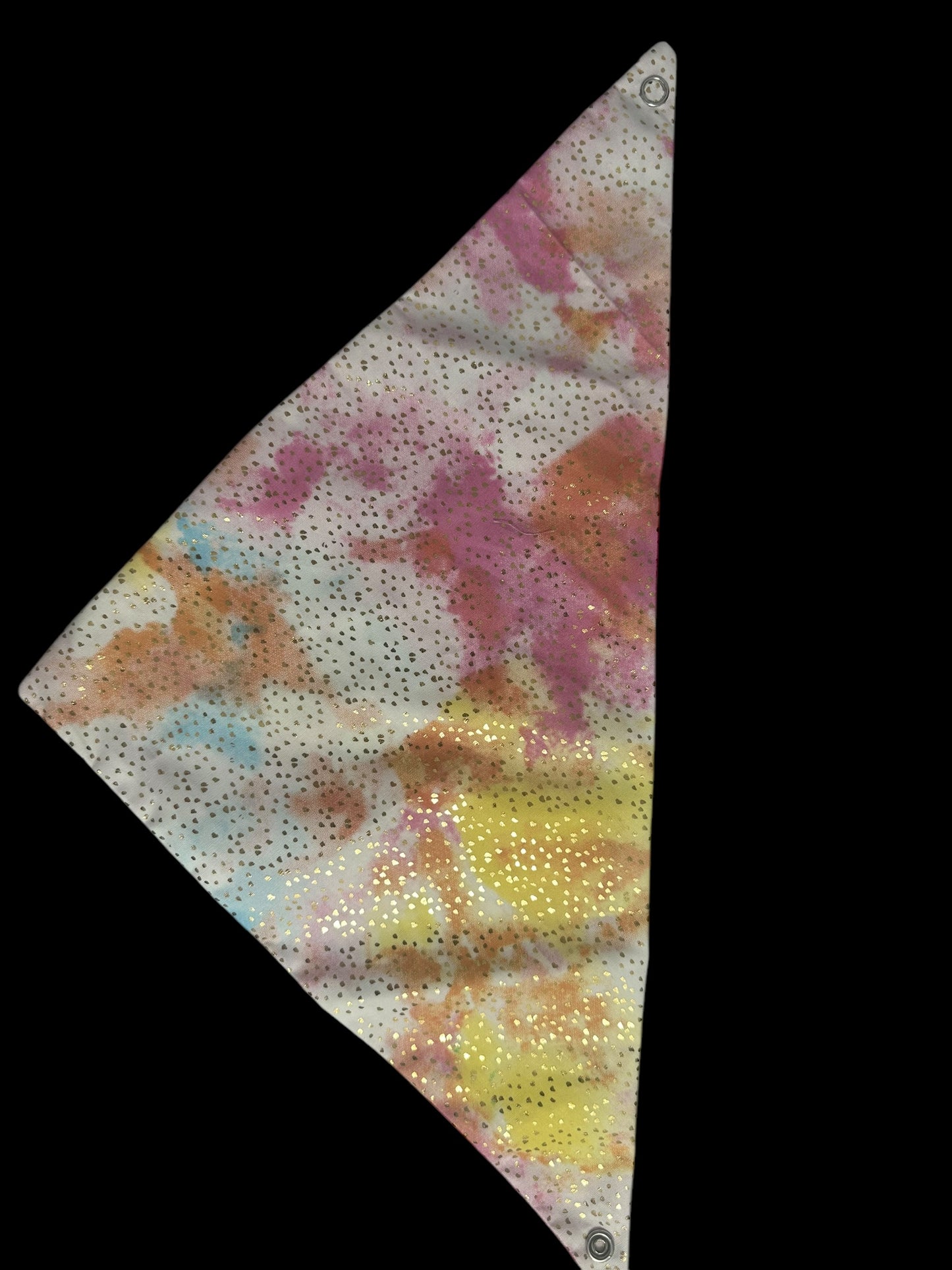 Small dog bandanas- dots and flamingos