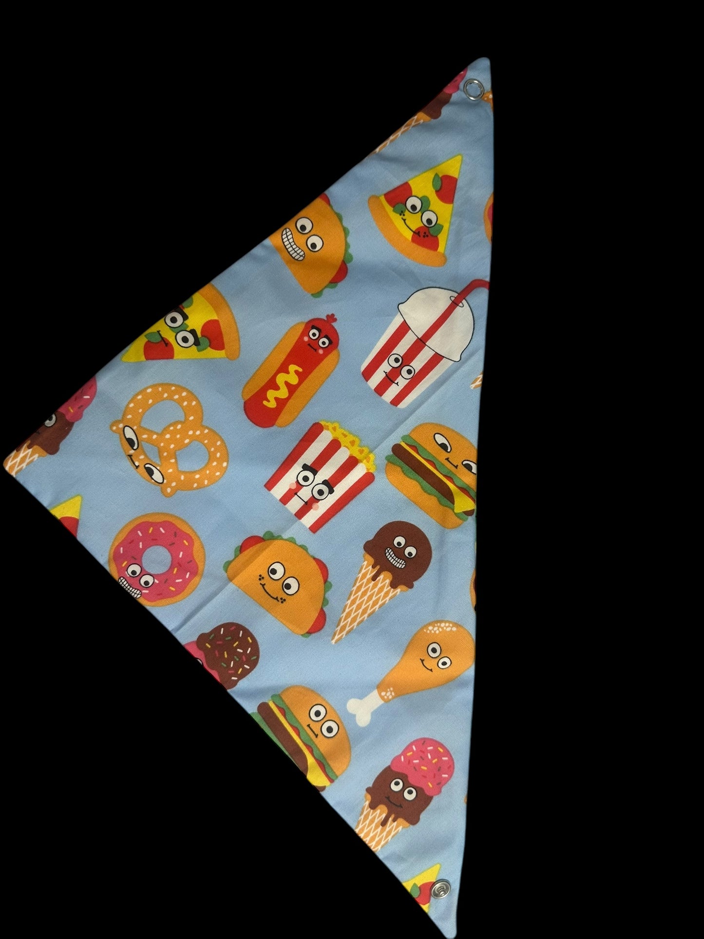 Small dog bandanas- donuts and fast food