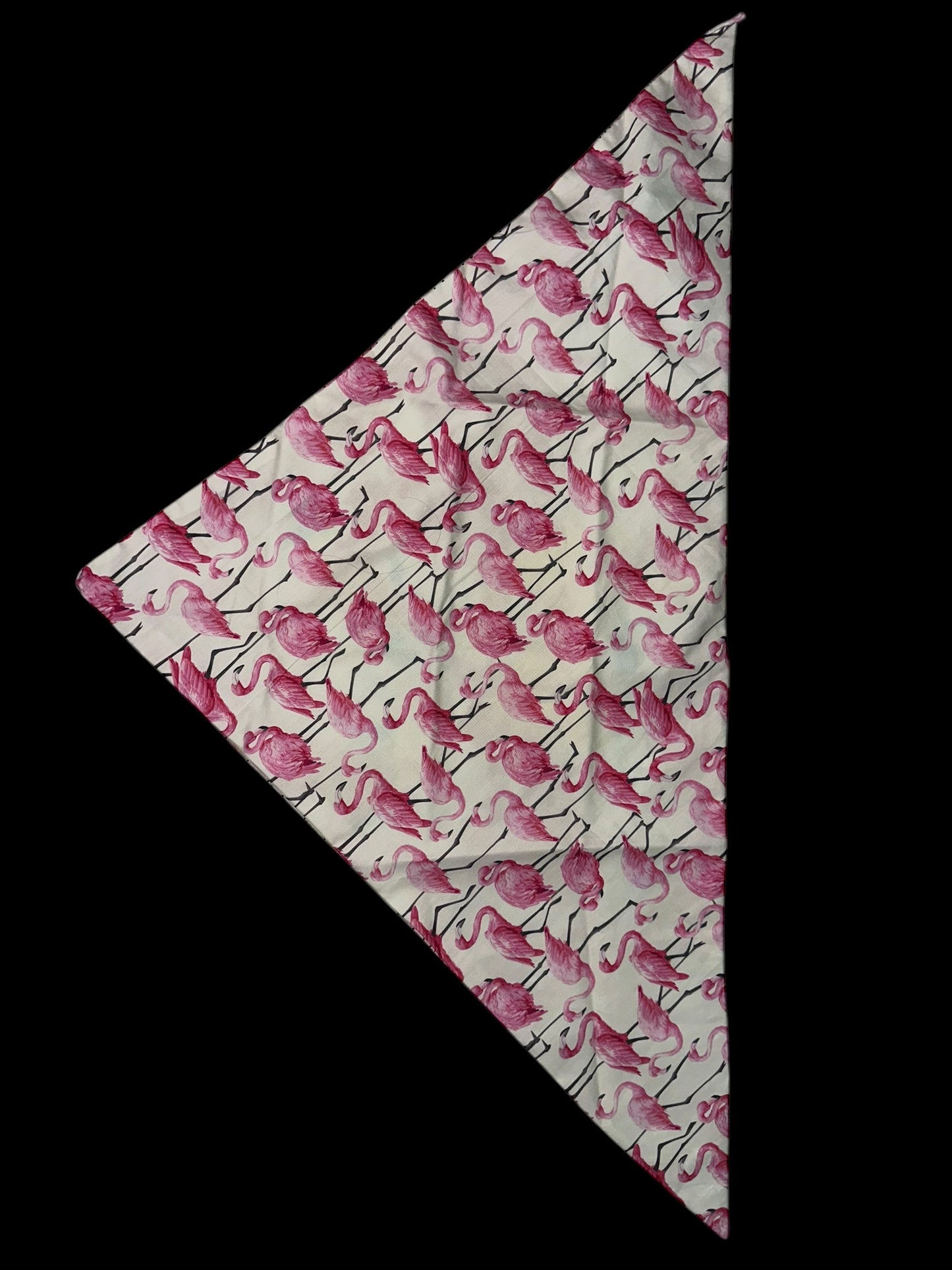 X large dog bandanas -dots and flamingos