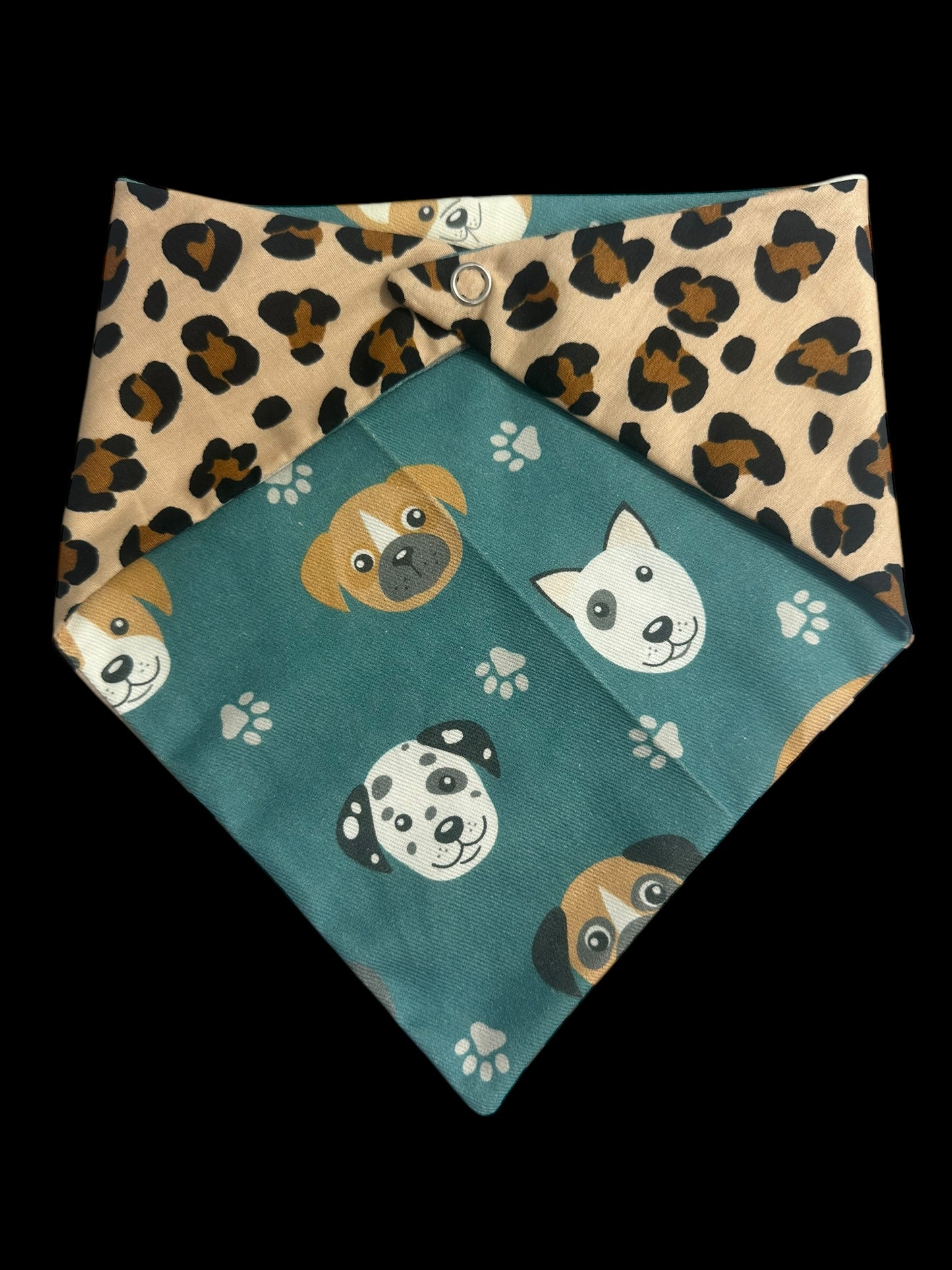 Small dog bandanas- dogs and leopard prints