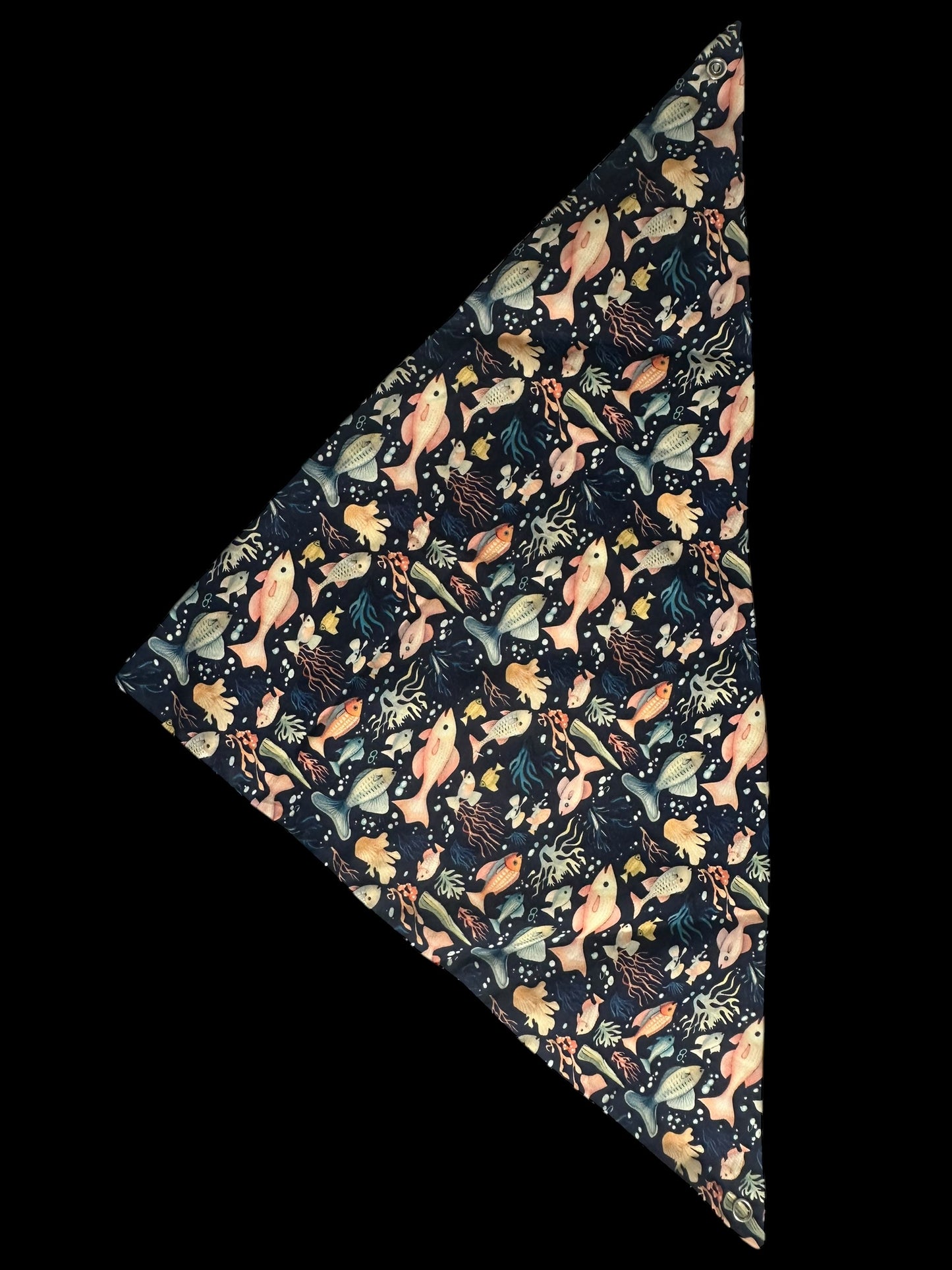 Medium dog bandanas- fish and boats