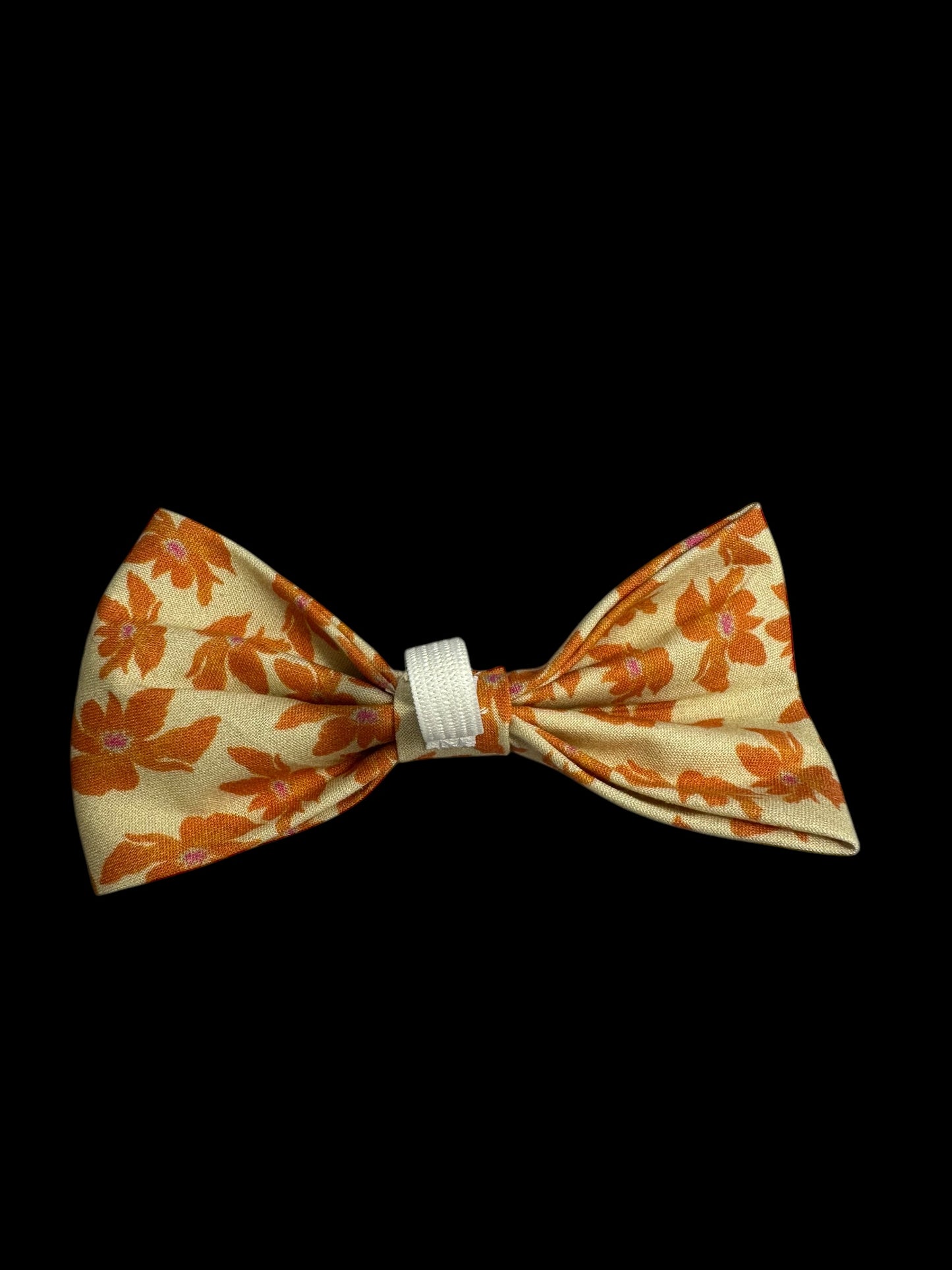 Medium bow ties- yellow with orange leafs