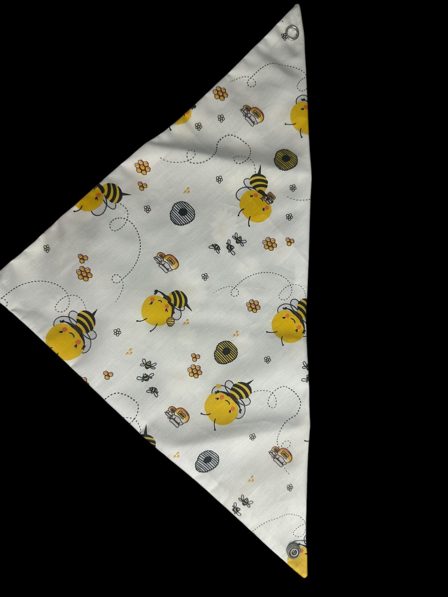 Small dog bandanas- bees and flowers