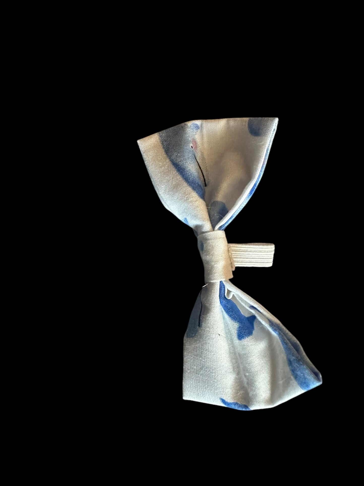 Cat and small dog bow ties- blue whales