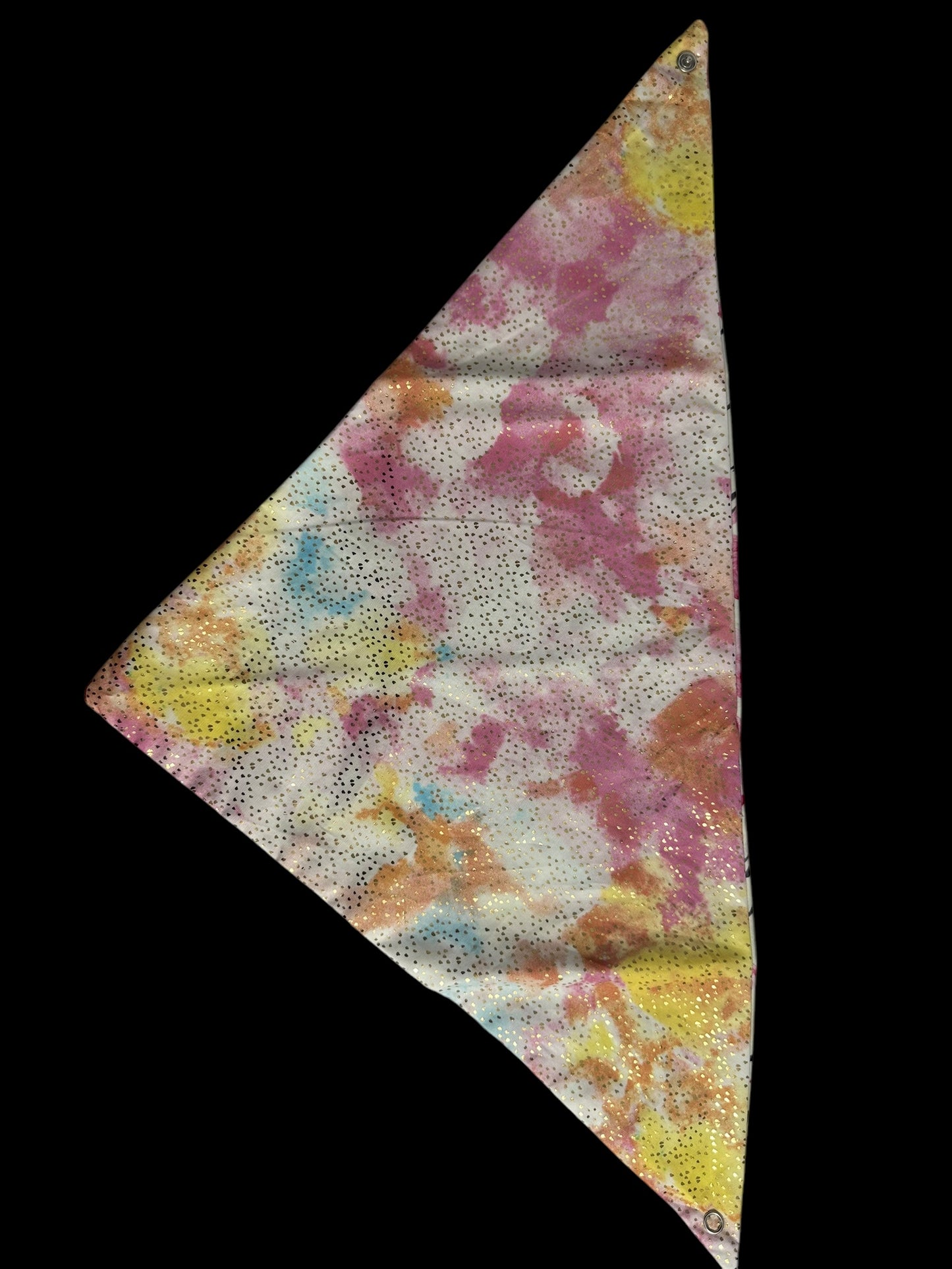 Medium dog bandanas- dots and flamingos
