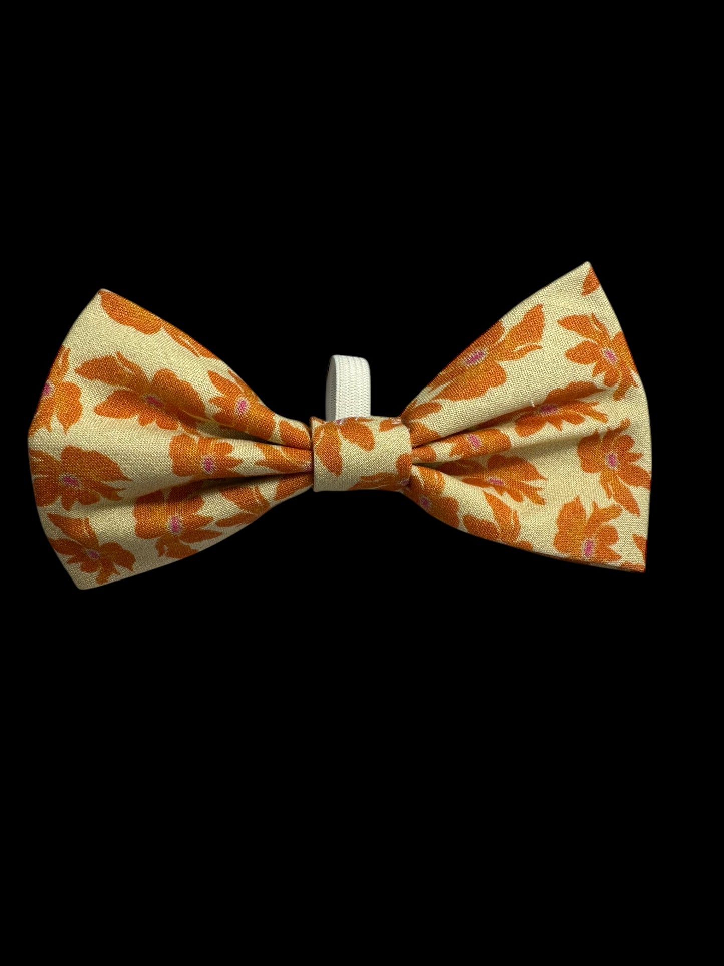 Medium bow ties- yellow with orange leafs