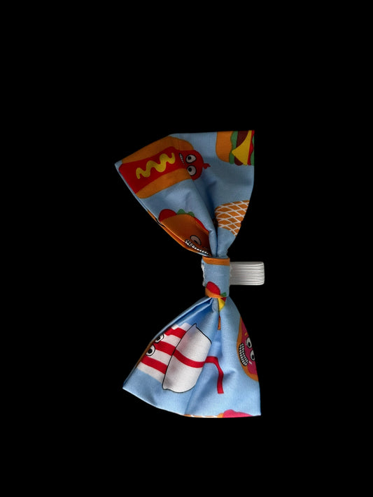 Medium dog bow ties-Fast food