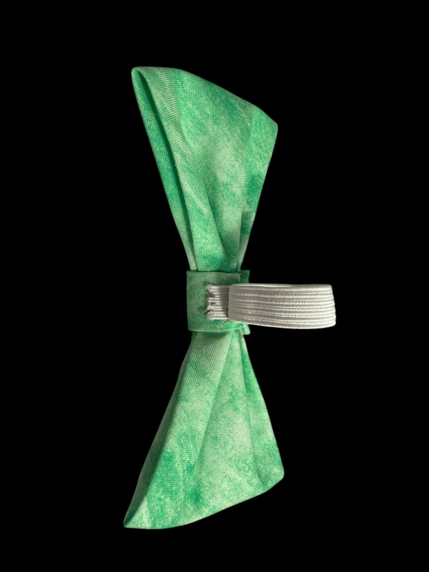 Medium bow ties- Light green tie-dye