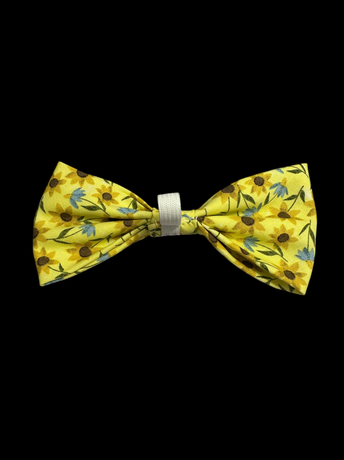 Medium bow ties- yellow sunflower