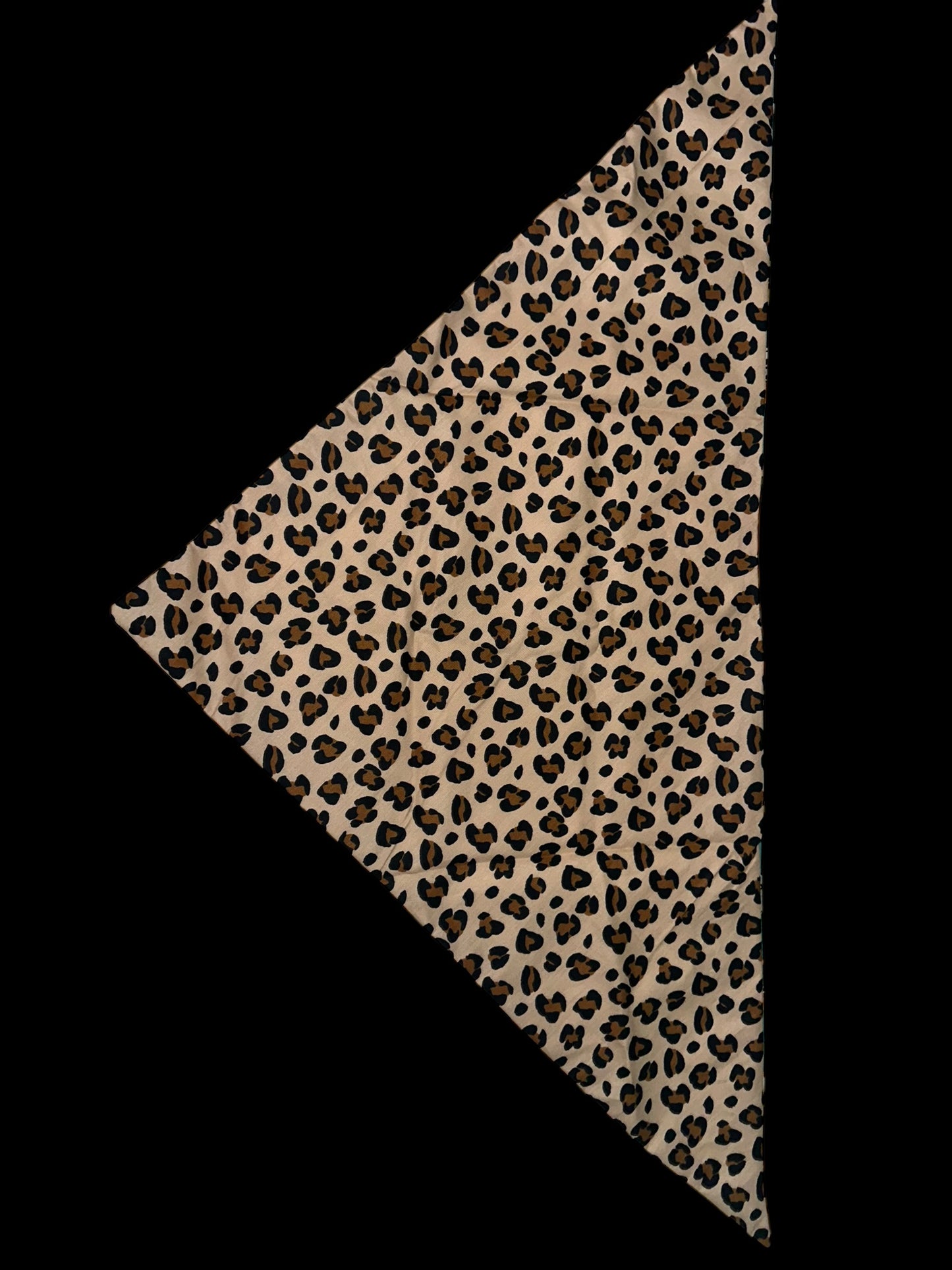 X large dog bandanas - dog and leopard prints