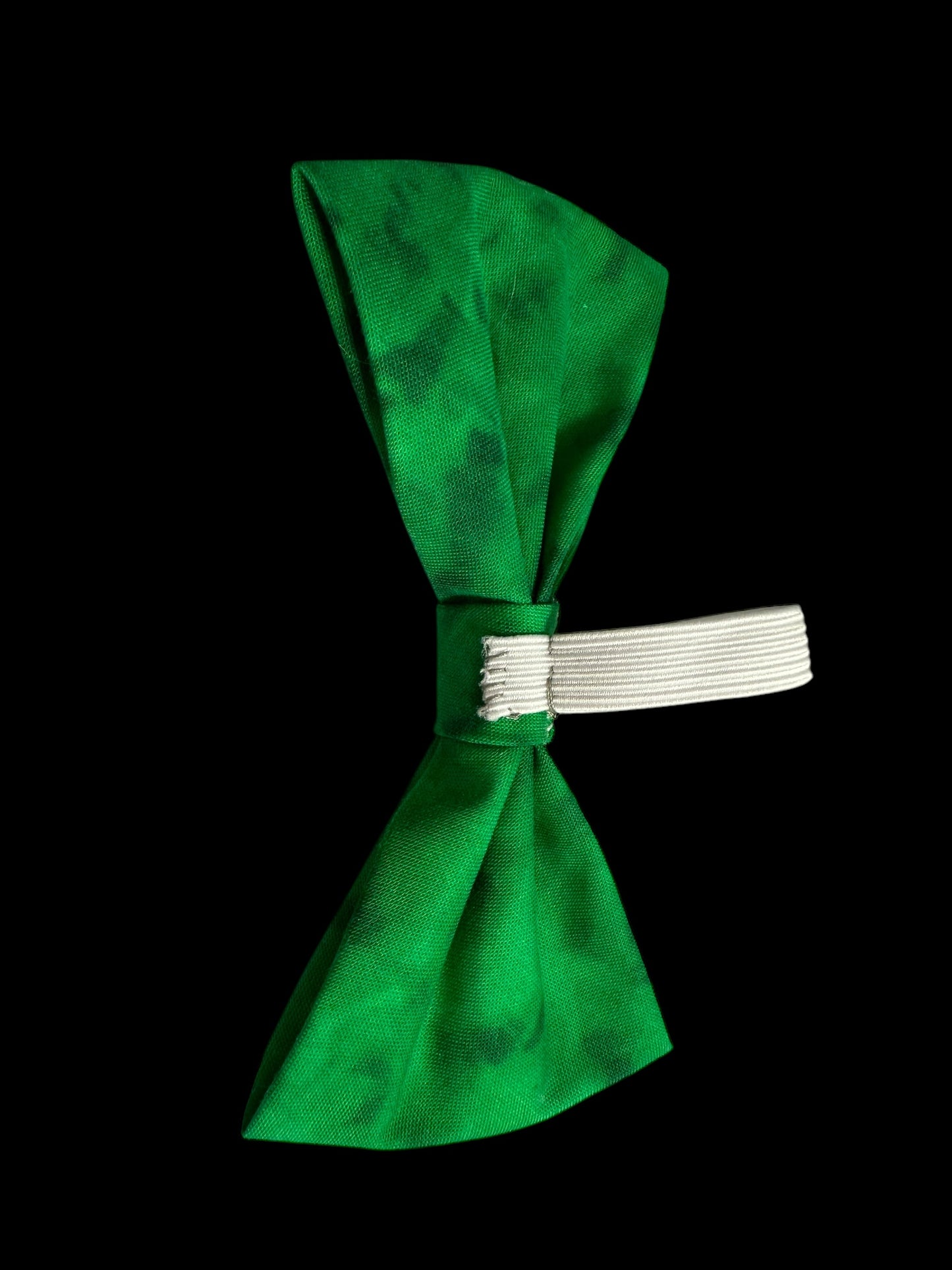 Medium bow ties- dark green tie-dye