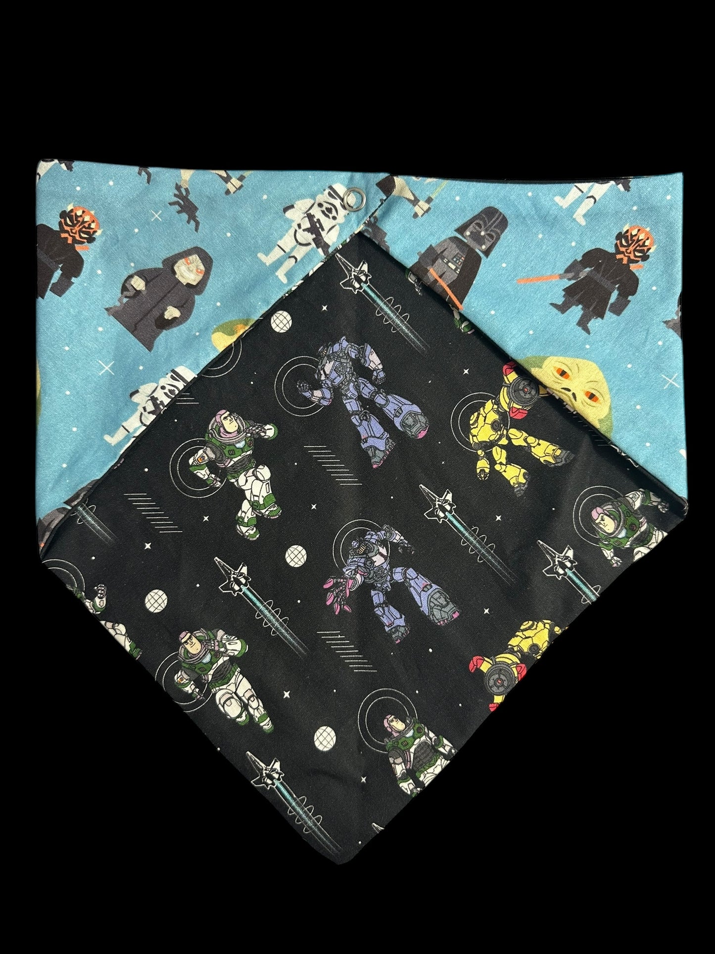 Medium dog bandanas-star war and buzz