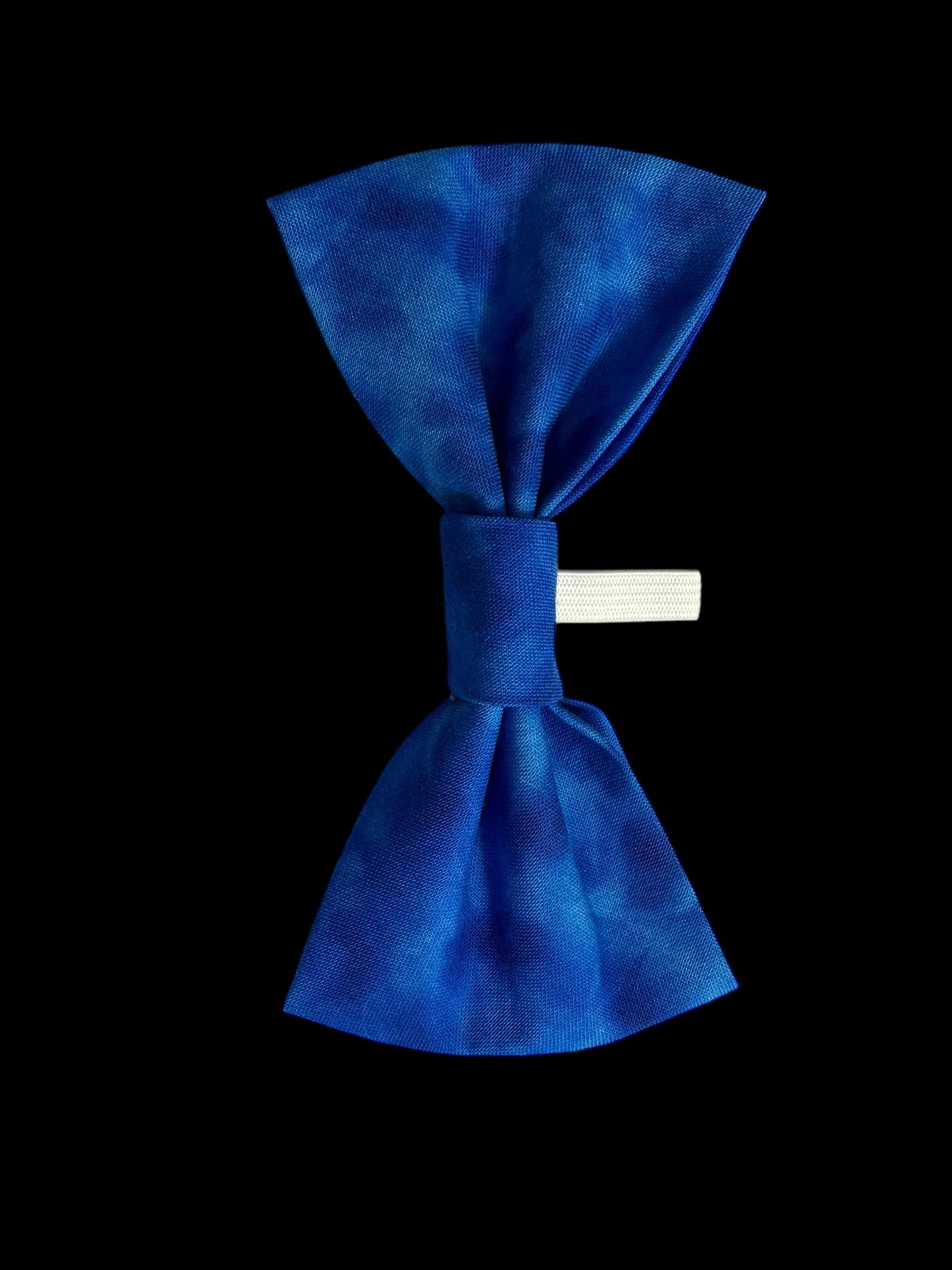 Medium bow ties- dark blue tie-dye