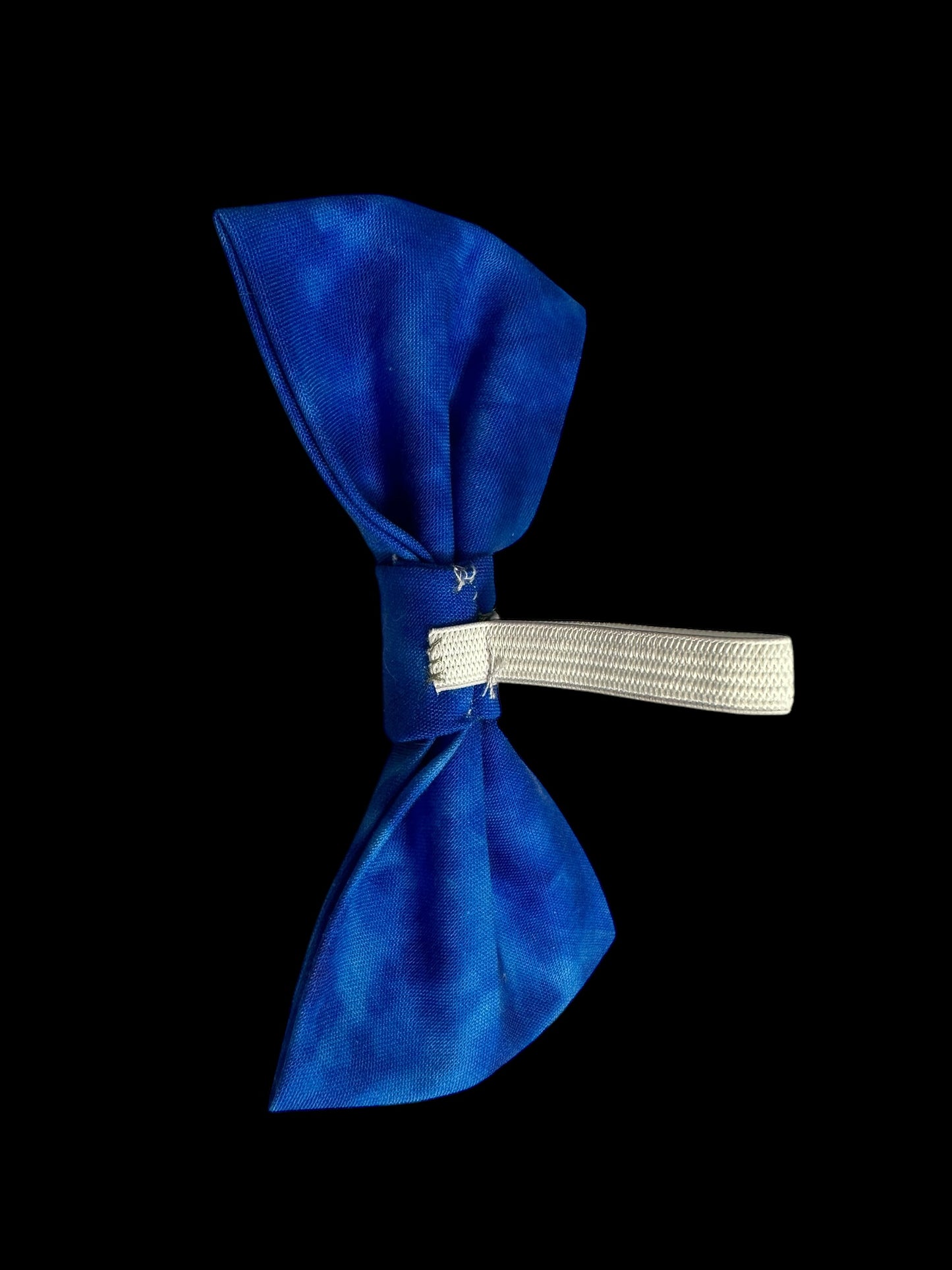 Medium bow ties- dark blue tie-dye