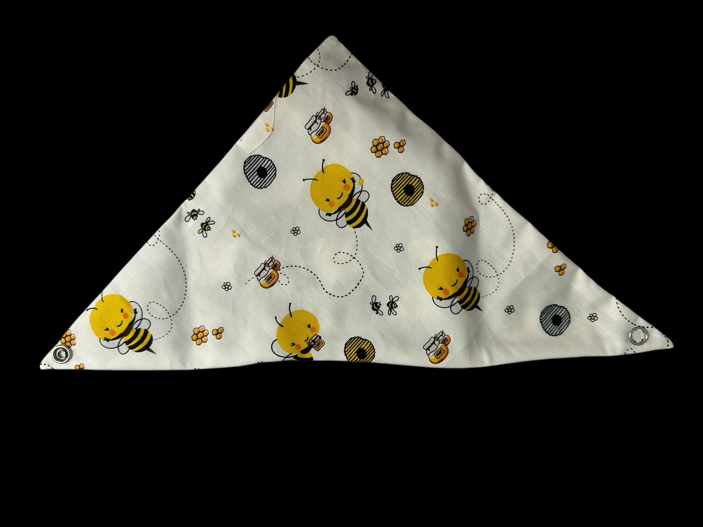 Cat Bandanna- bees and florals