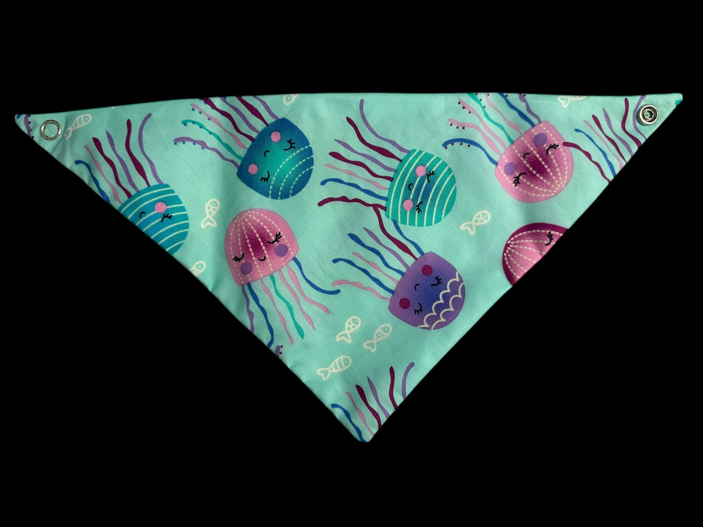 Cat Bandanna- whales and jellyfish