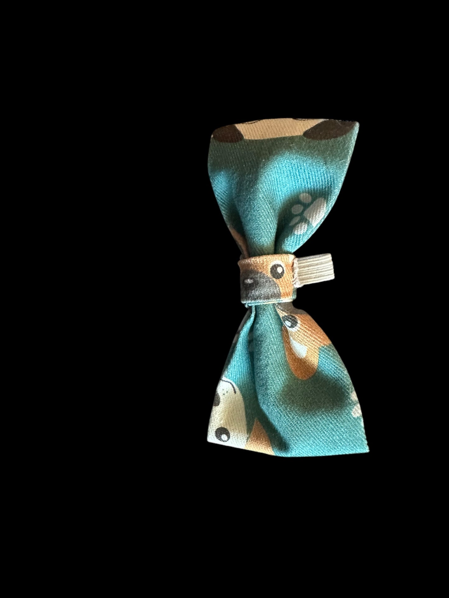 cats and small dog bow ties- Dog with paw prints