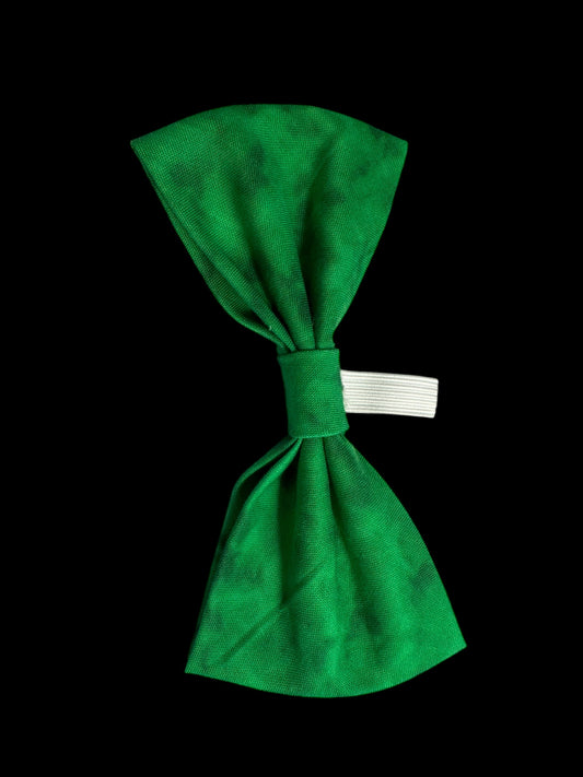 Medium bow ties- dark green tie-dye