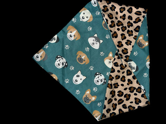 Large dog bananas- dogs and leopard prints