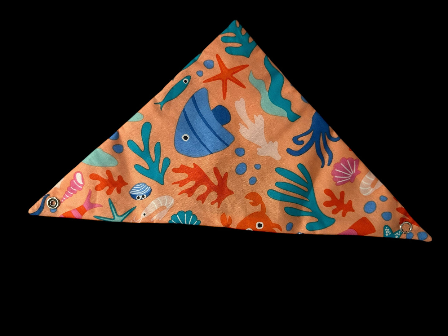 Cat Bandanna- scale and fish