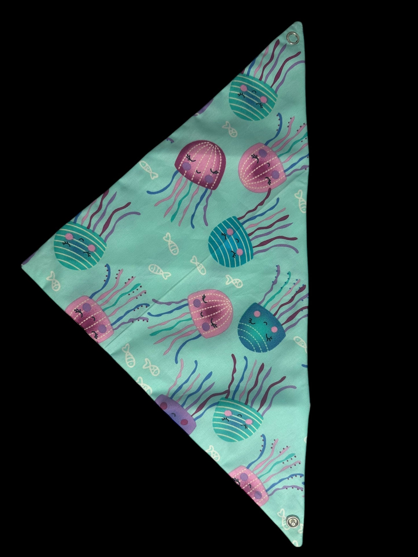 Small dog bandanas- jellyfish and whales
