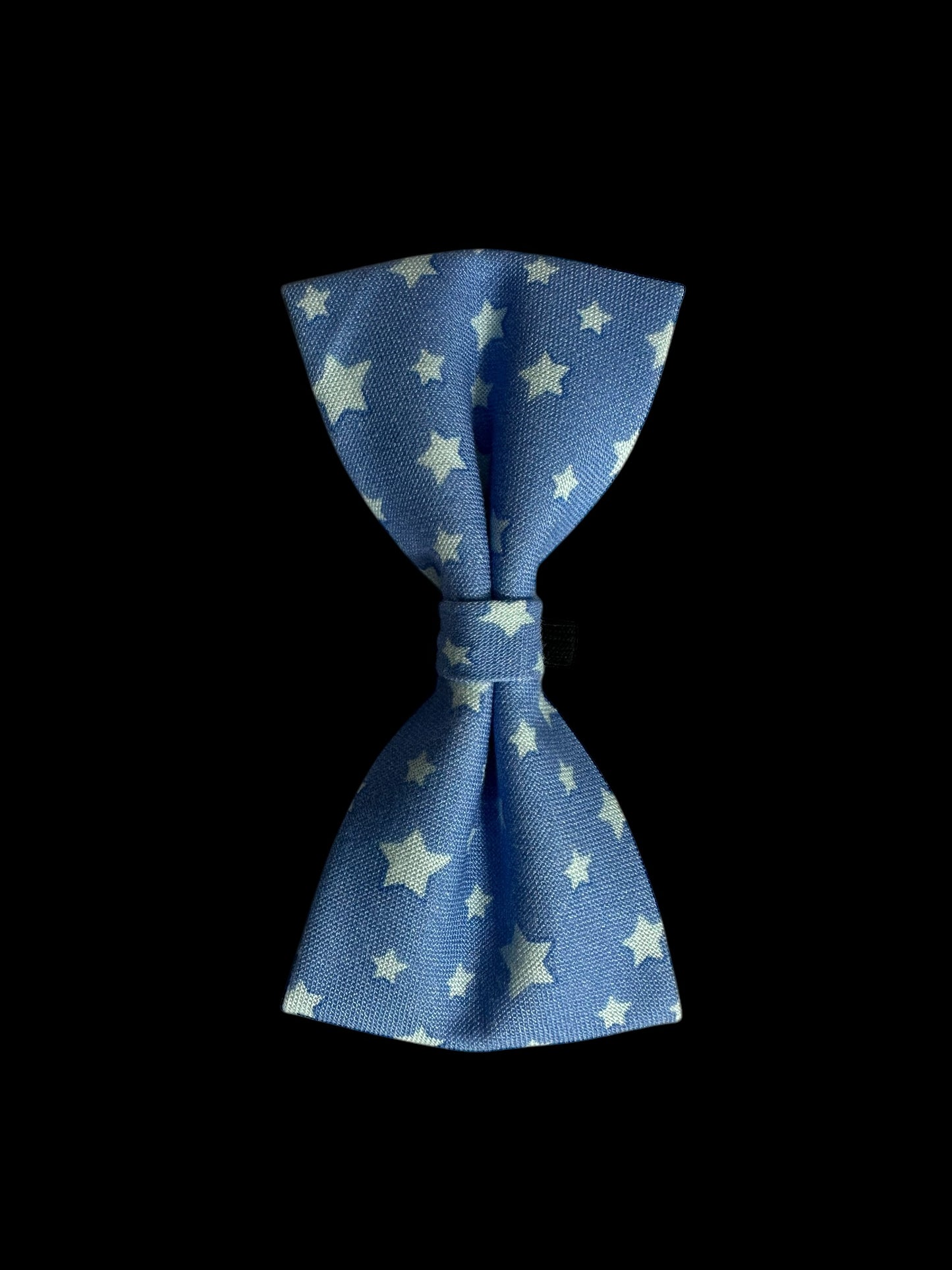 Cat and small dog bow ties- light blue with stars