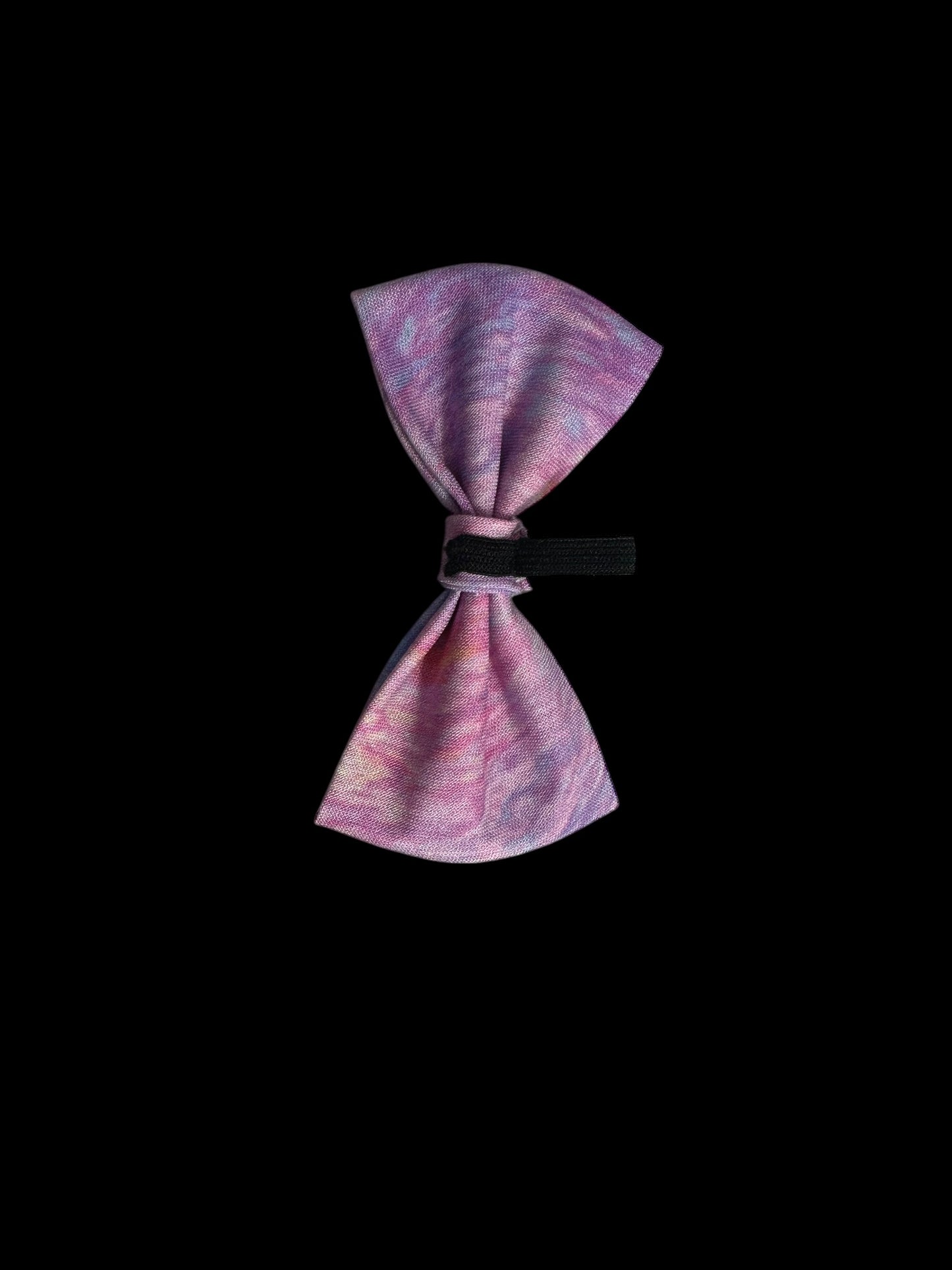 Cat and small dog bow ties- purple tie-die