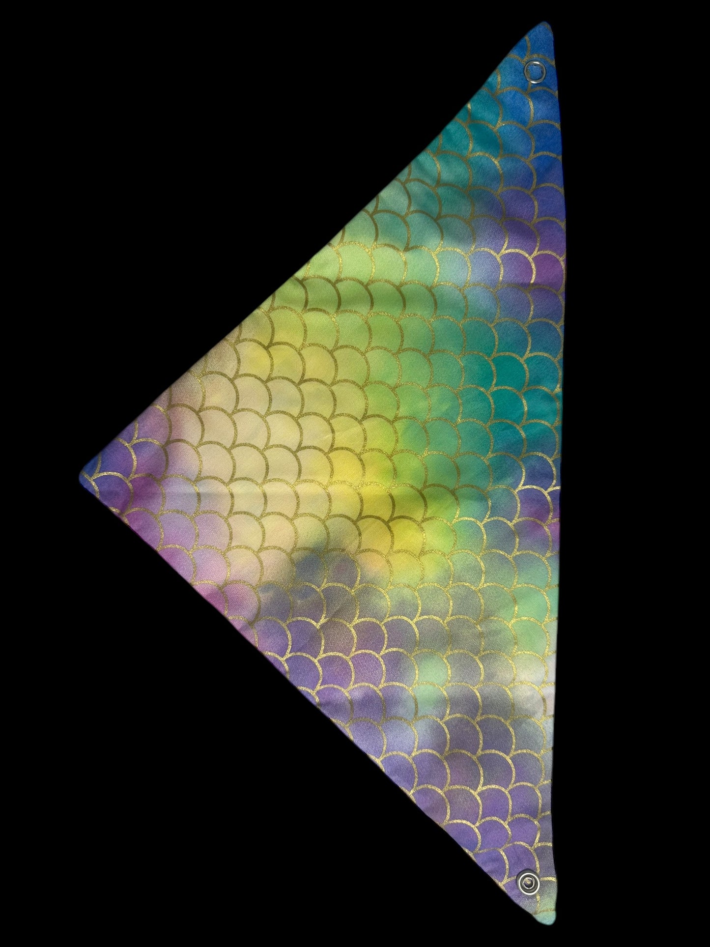 Small dog bandanas- scales and fish